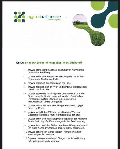 growee NK Organischer Dünger Konzentrat 100 % Bio & Vegan